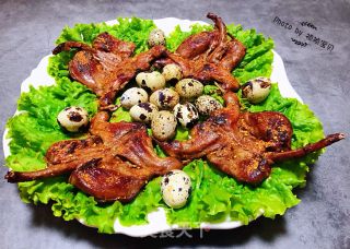 Pan-fried Quail#下酒菜# recipe