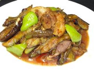 Stir-fried Eggplant with Hot Peppers recipe