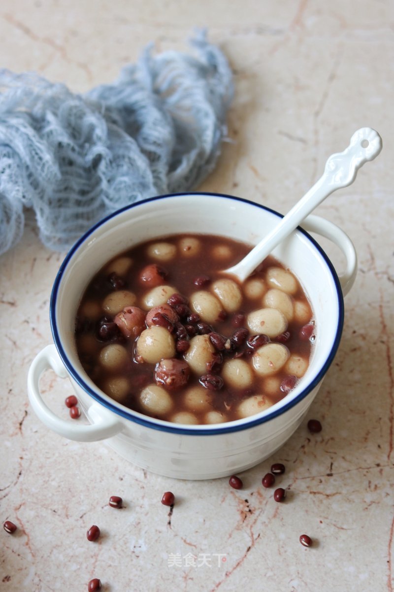 Red Bean and Lotus Seed Xiaoyuanzi Soup recipe