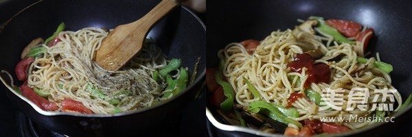 Shrimp and Black Pepper Pasta recipe