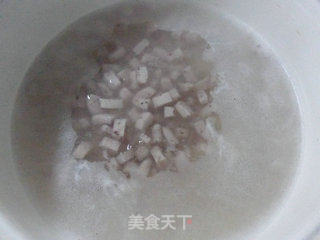 Egg Red Bean Rice Cake Soup recipe