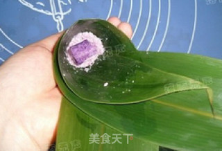 Coarse Grain Food——purple Sweet Potato Mini Rice Dumplings recipe