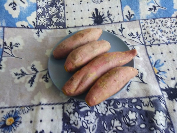 Microwave Baked Sweet Potatoes recipe