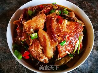 Pork Belly Stewed Fat Head Fish Head recipe