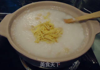 Casserole Sea Cucumber Jiang Scallop Congee recipe