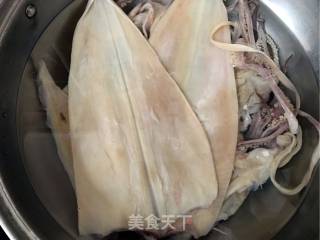 Fried Squid with Green Pepper recipe