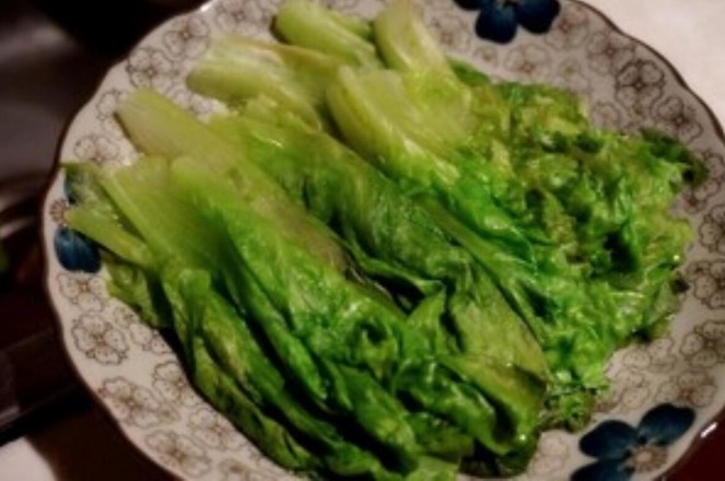 Lettuce in Oyster Sauce recipe