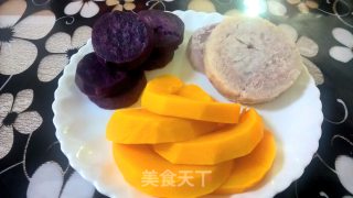 Coconut Milk Honey Bean Taro Balls recipe