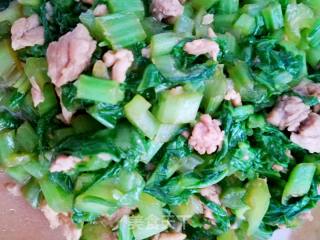 Shepherd's Purse with Minced Meat recipe