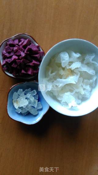 Purple Sweet Potato Tremella recipe
