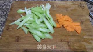Fried Celery with Yuba recipe