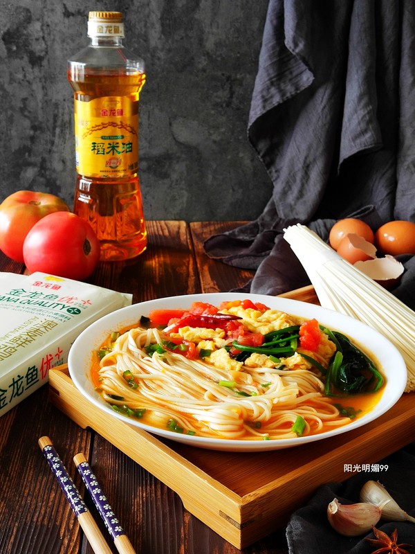 Tomato and Egg Noodles recipe