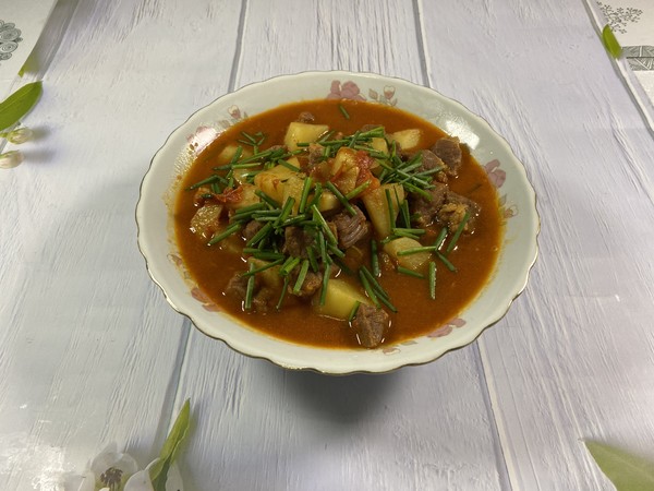 #年味食足# Stewed Beef Brisket with Tomatoes and Potatoes recipe