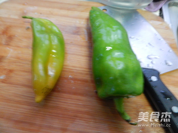 Stir-fried Shredded Bean with Green Pepper recipe