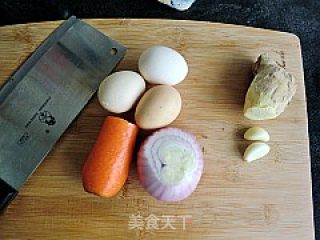 Scrambled Eggs with Onions and Carrots recipe