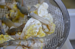 Fried Rice Cake with Blue Crab recipe