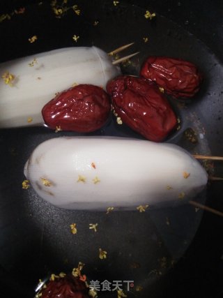Osmanthus Lotus Rice recipe