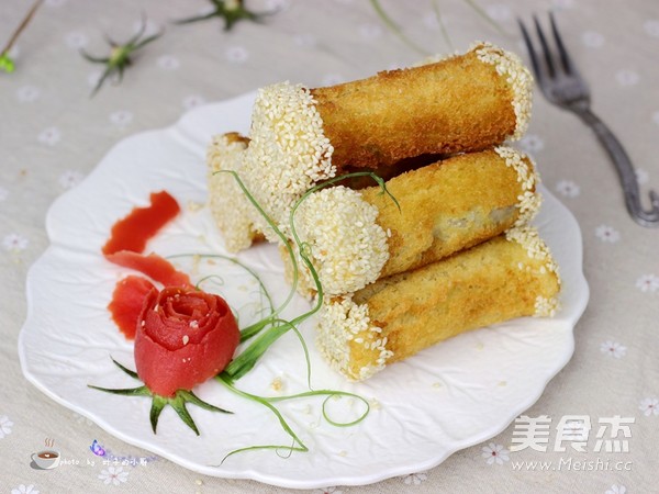 Sesame Taro Roll recipe