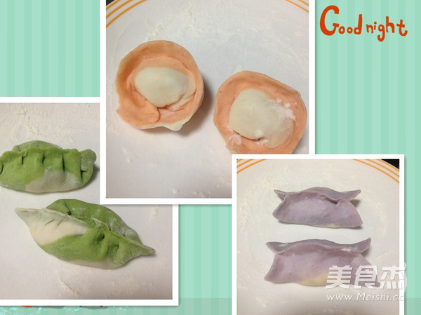 Colorful Dumplings recipe