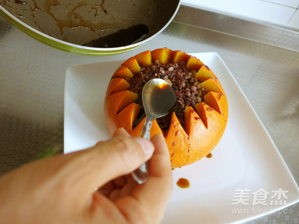 Eight Treasure Pumpkin Rice Cup recipe