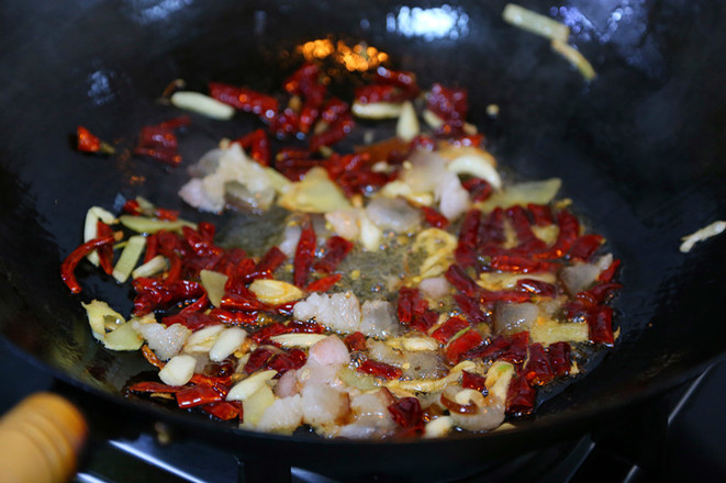 Stir-fried Bracken with Bacon recipe