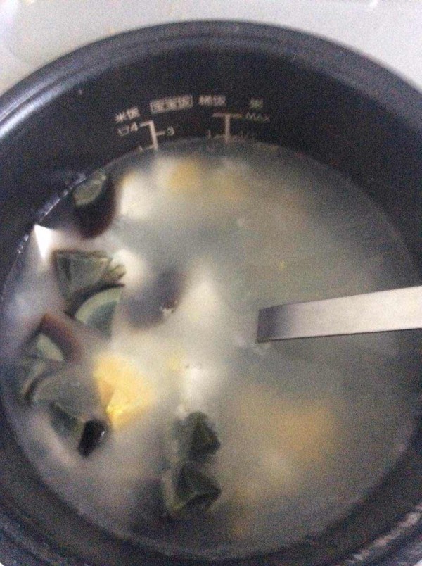 Double Egg Porridge recipe
