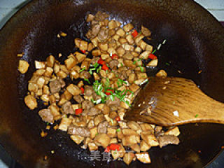 Fried Pork with Pleurotus Eryngii recipe
