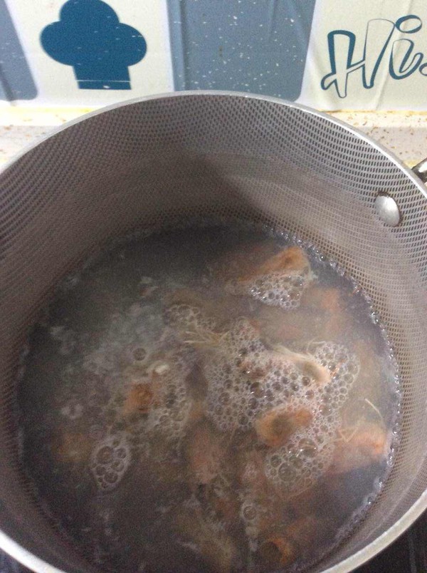 Shrimp Head Pea Soup recipe