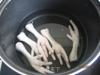 Bean and Chicken Feet recipe