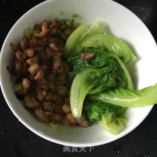 [longyan Yongding] Minced Meat, Eggs, Vegetables and Rice Noodles recipe