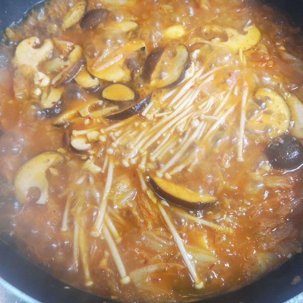 Korean Kimchi Tofu Soup recipe