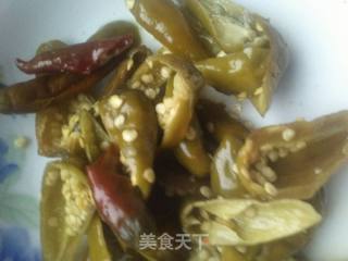 Stir-fried Pork Intestines with Pickled Peppers recipe