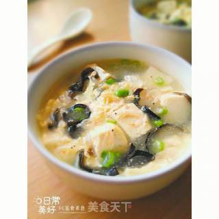 Shrimp Skin Tofu Soup recipe