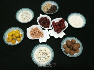 Longan and Lotus Seed Eight-treasure Porridge recipe