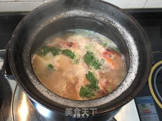 Chicken Soup Agaricus, Abalone and Shrimp Congee recipe