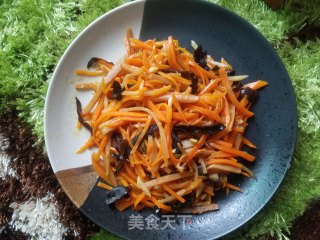 Vegetarian Stir-fried Three Silk recipe