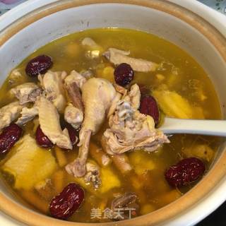 Codonopsis, Astragalus, Red Dates and Chicken Soup recipe