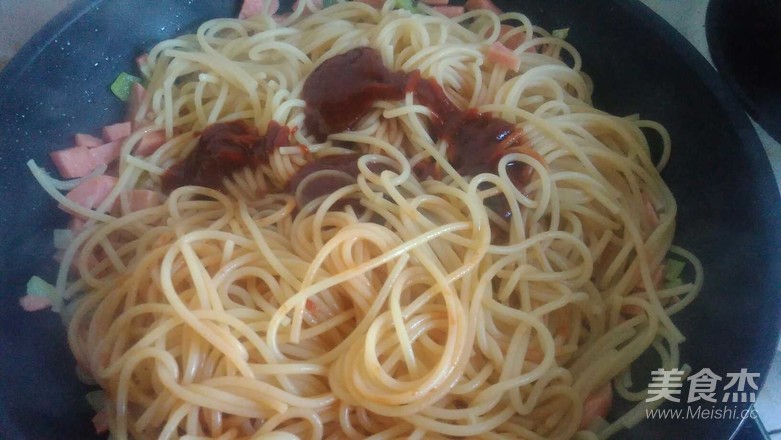 Korean Spaghetti recipe