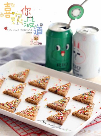 Christmas Almond Chip Shortbread Cookies recipe