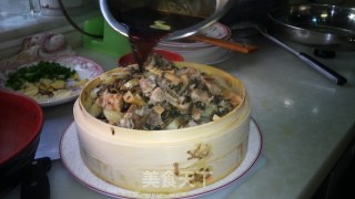 Delicious Moulded Bamboo Shoots Steamed Ribs recipe