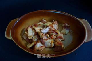 Stir-fried Potato Chips with Pork Belly recipe