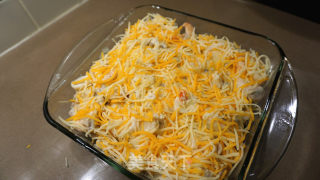 Double-down Cheese Baked Seafood Rice recipe