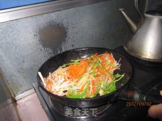 Stir-fried Sansi recipe