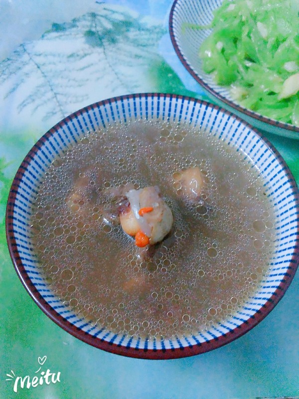 Walnut Lily Pork Ribs Soup recipe