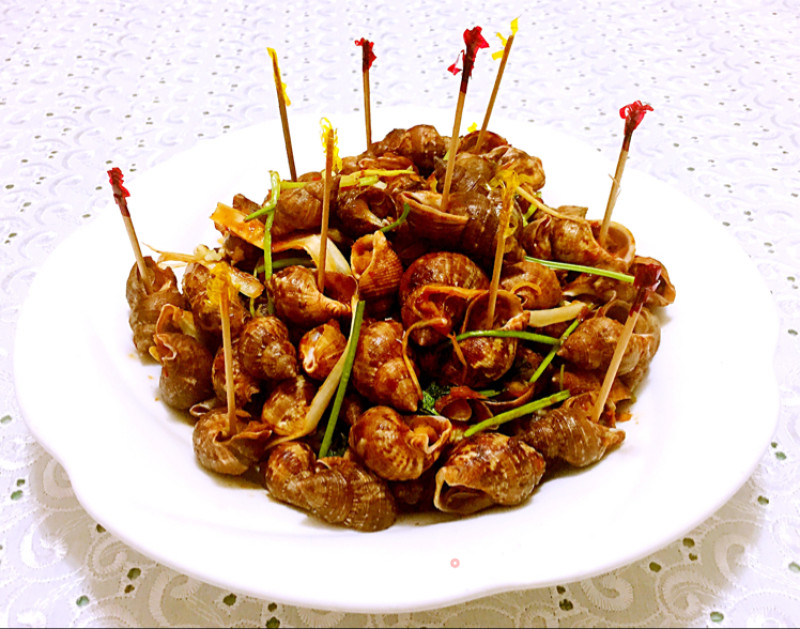 Stir-fried Snails with Garlic Chili Sauce recipe