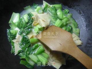 Thousand Pieces of Boiled Vegetable Core in Thick Soup recipe