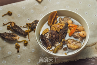[mother Komori's Recipe] Autumn Soup-morel, Dendrobium, Abalone and Teapot recipe