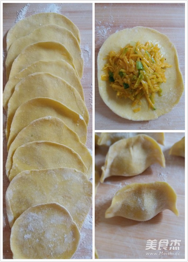 Pumpkin Vegetarian Dumplings recipe