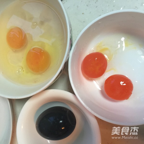 Steamed Three Eggs recipe