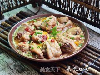 Steamed Chicken with Fermented Bean Curd recipe